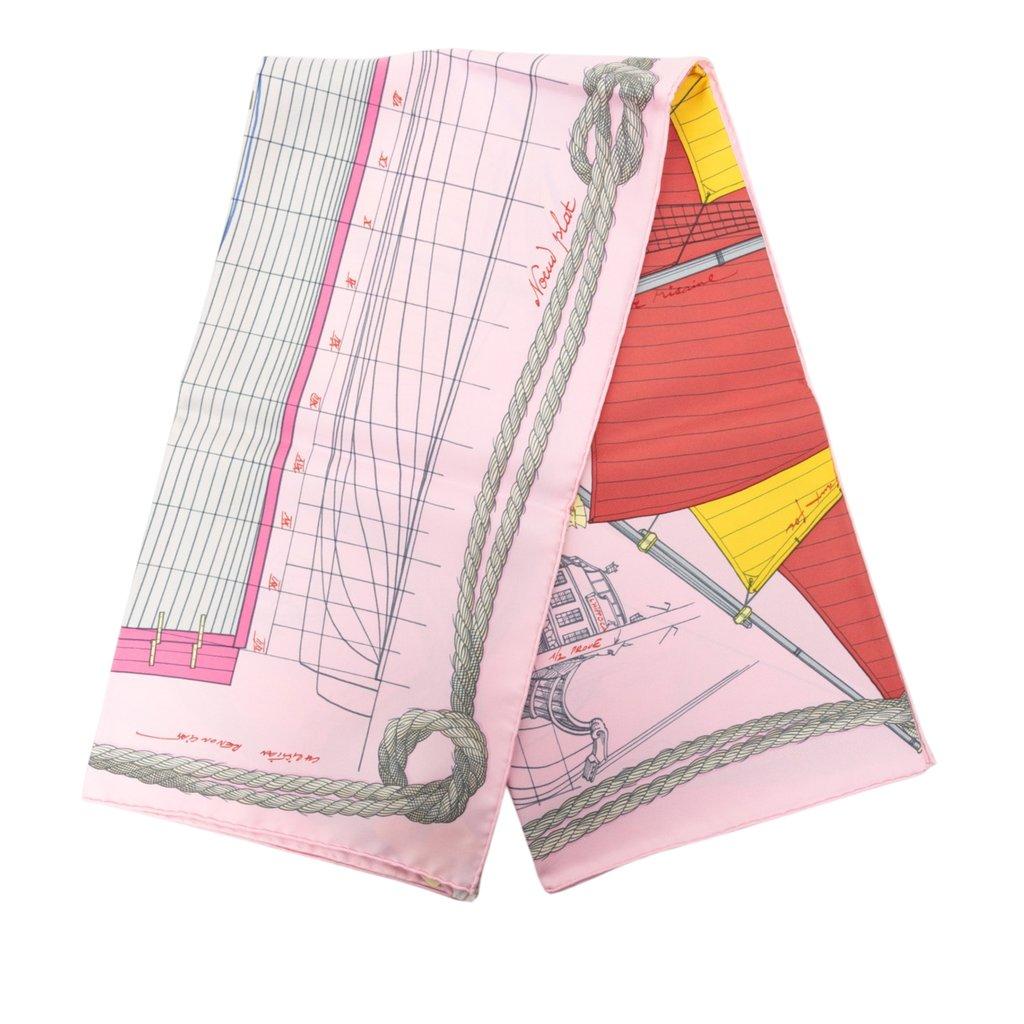 Hermès Cheval de Mer Silk Scarf 90