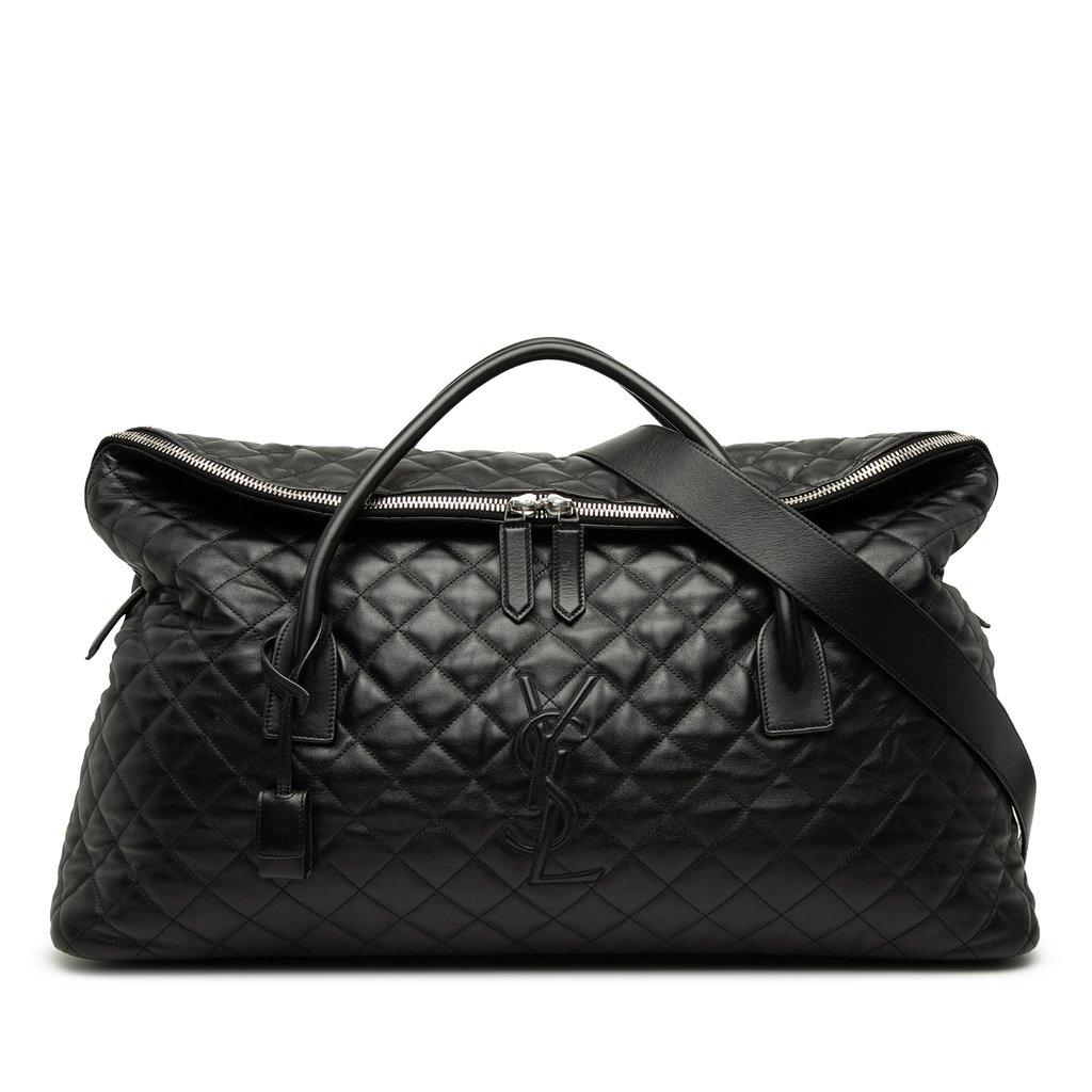Saint Laurent Quilted Calfskin ES Giant Travel Bag