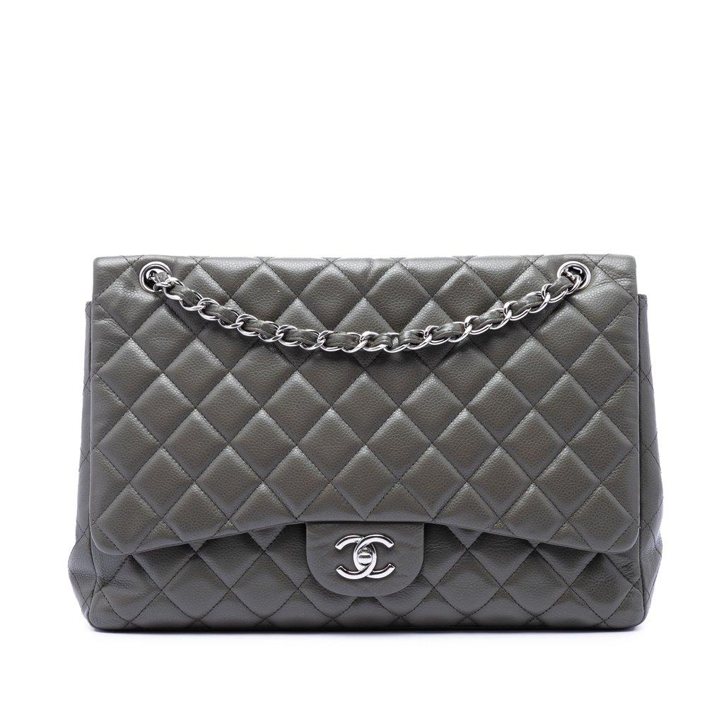 Chanel Maxi Classic Caviar Single Flap