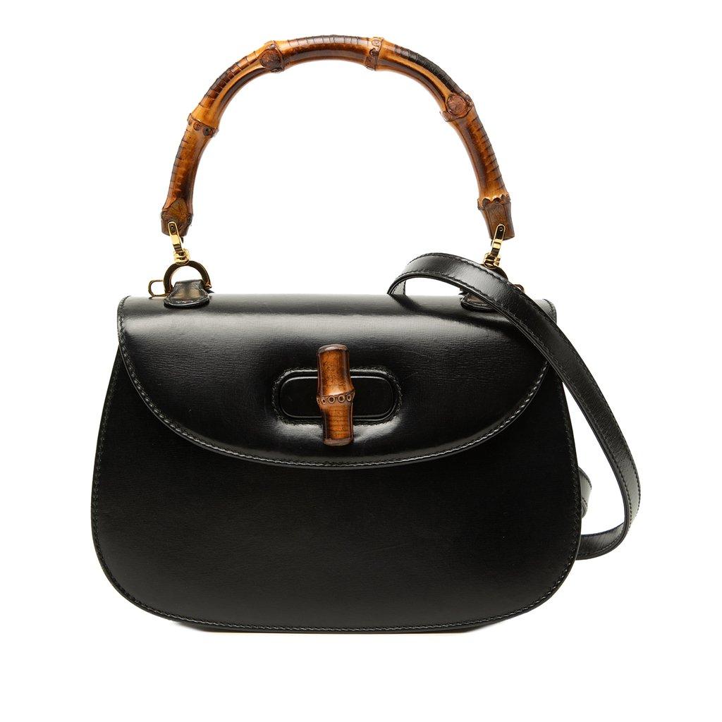 Gucci Small Calfskin Bamboo Night