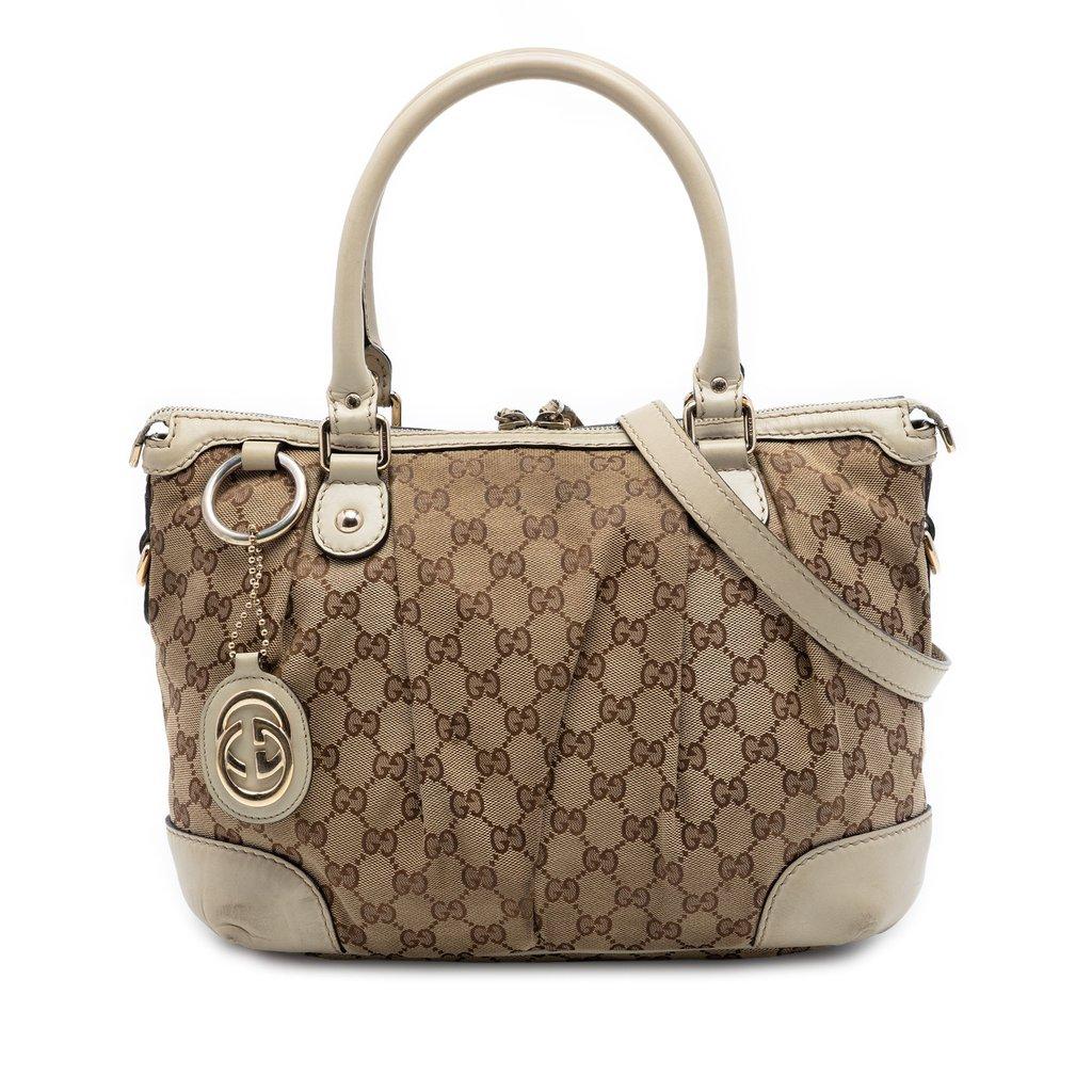 Gucci GG Canvas Sukey Satchel
