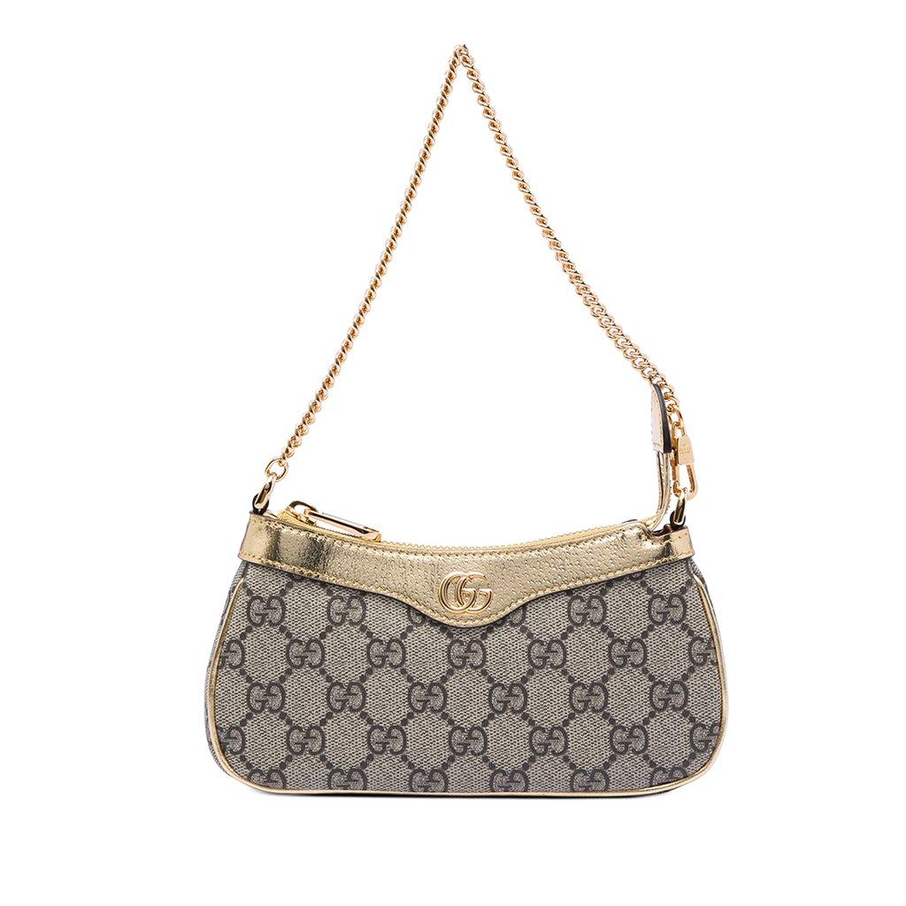 Gucci Small GG Supreme Ophidia Shoulder Bag