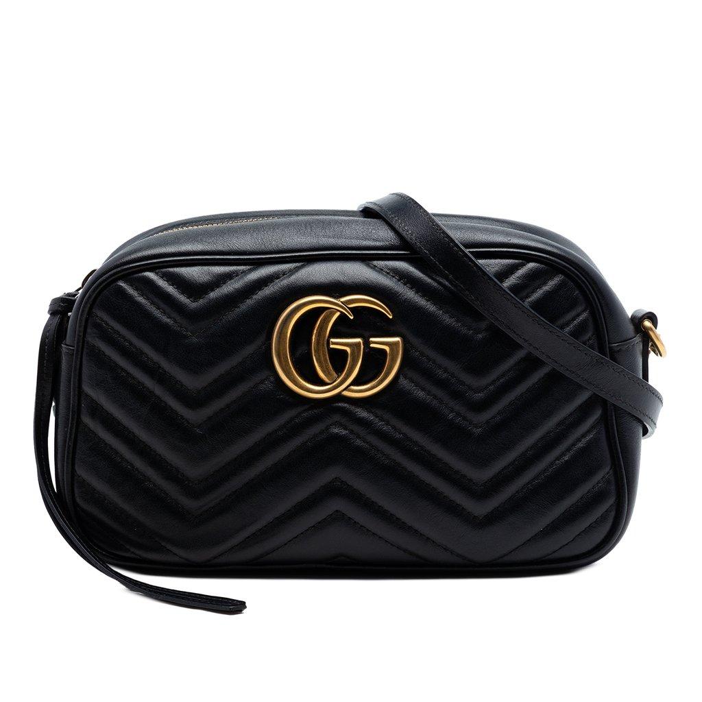 Gucci Small GG Marmont Matelasse Calfskin Crossbody