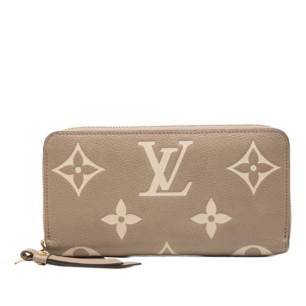 Louis Vuitton Bicolor Monogram Empreinte Giant Zippy Wallet