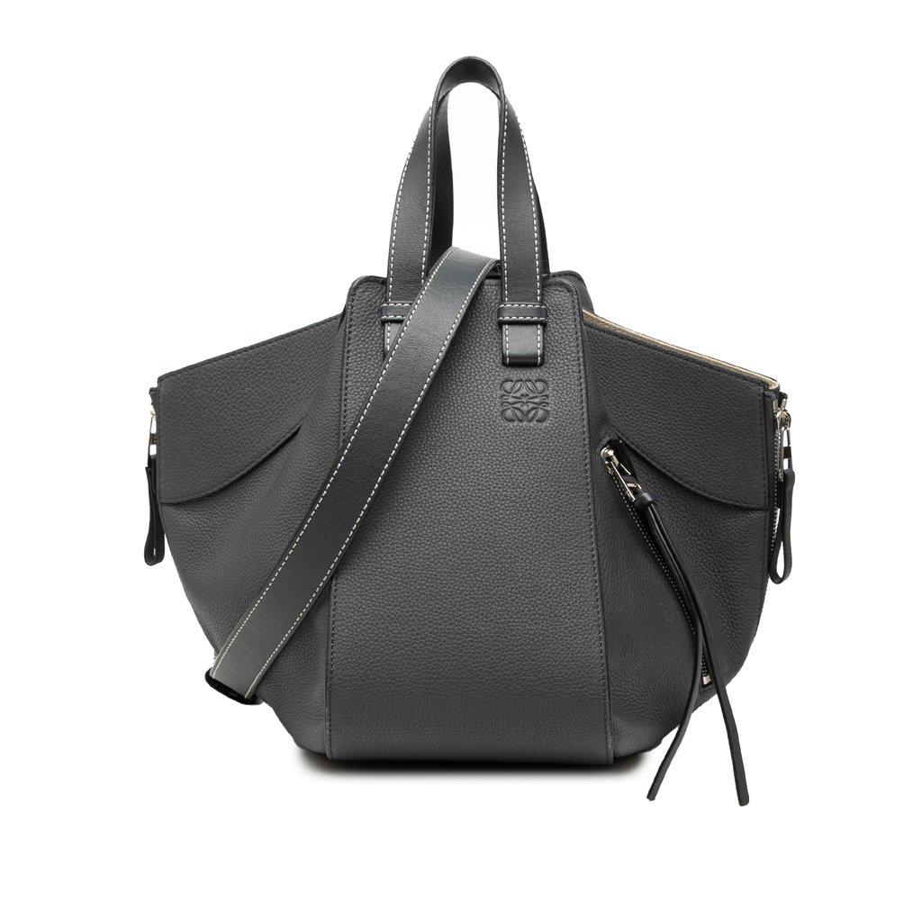 LOEWE Small Leather Hammock Satchel