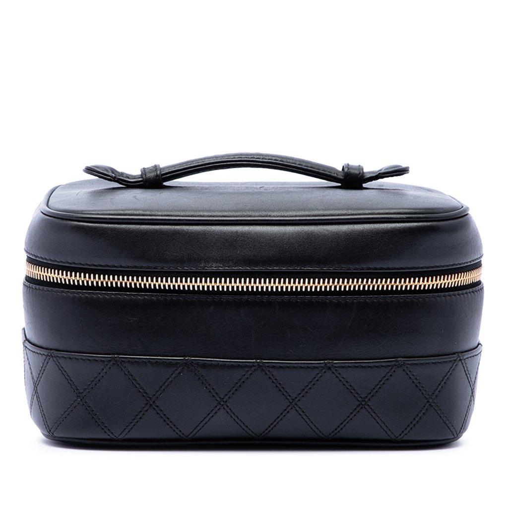 Chanel CC Quilted Lambskin Vanity Case
