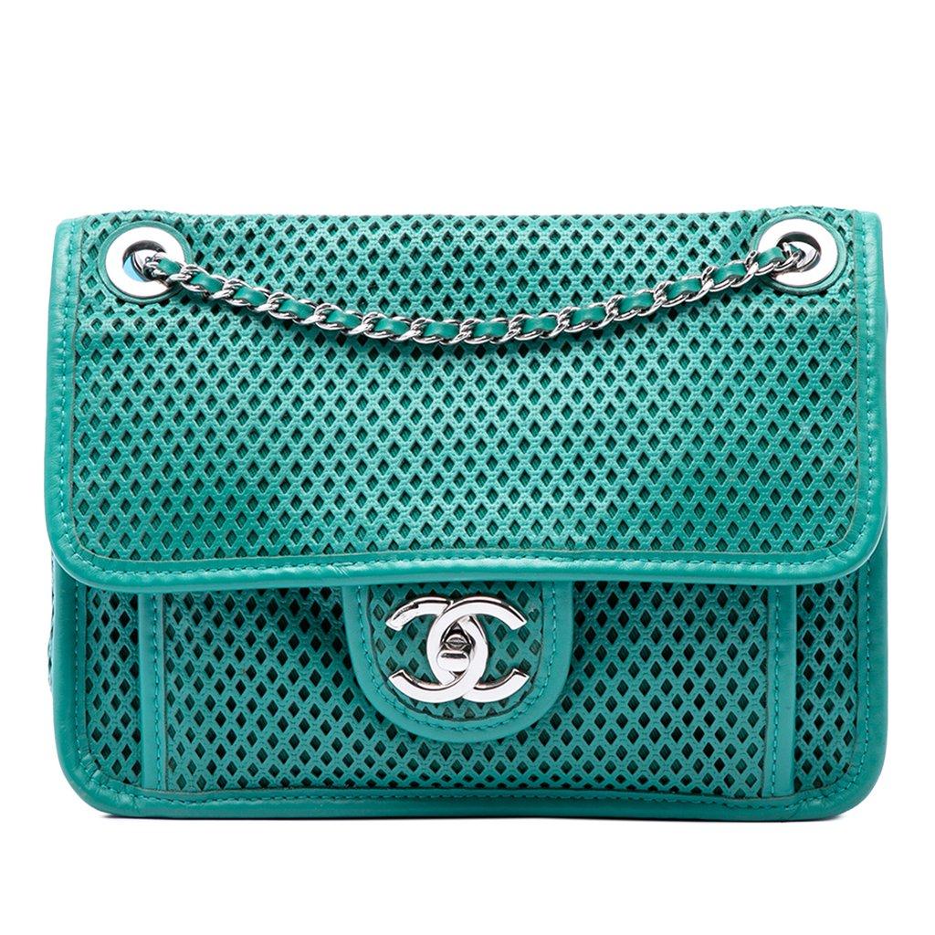 Chanel Small Perforated Calfskin Up In The Air Flap