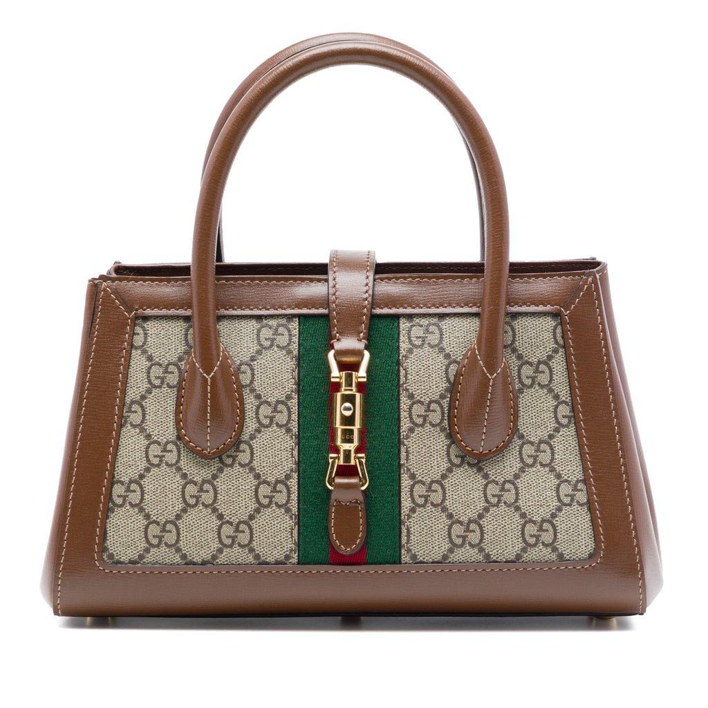 Gucci Small GG Supreme Web Jackie 1961 Tote