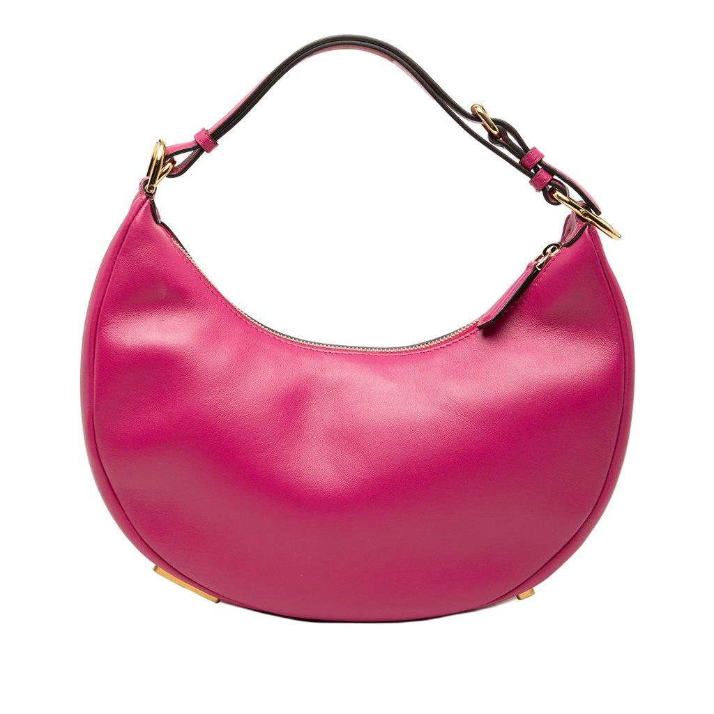 Fendi Small Leather Fendigraphy Hobo