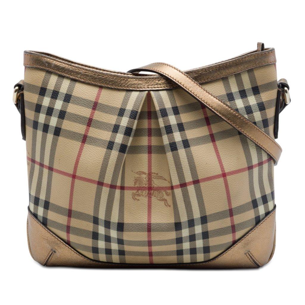 Burberry Haymarket Check Coated Canvas Hartham Crossbody