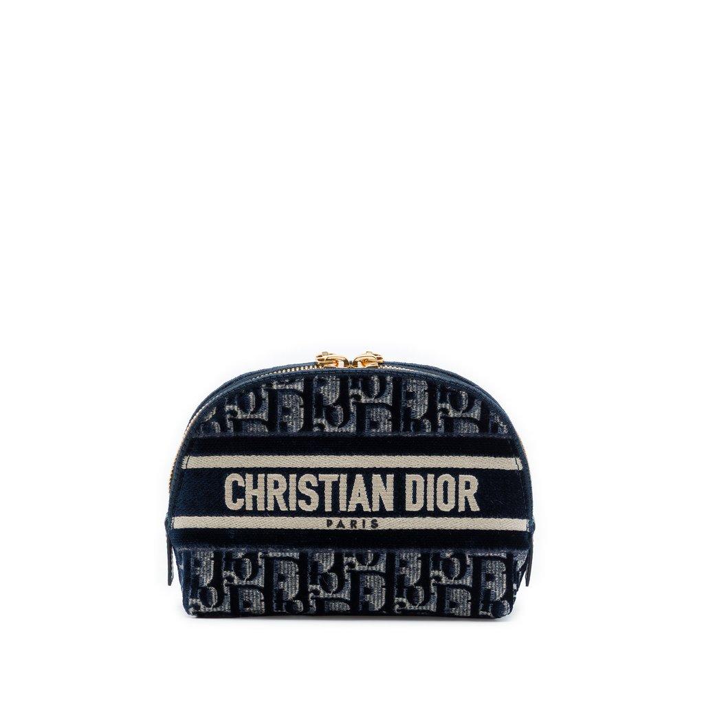 Dior Velvet Oblique Cosmetic Pouch