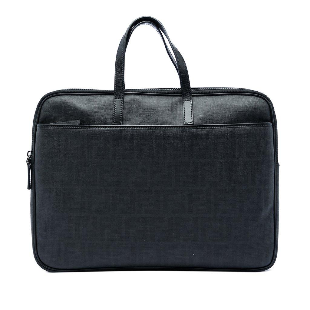 Fendi Zucca Spalmati Business Bag