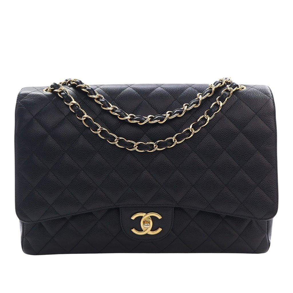 Chanel Maxi Classic Caviar Double Flap