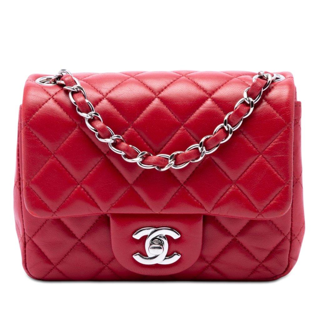 Chanel Mini Square Classic Lambskin Single Flap