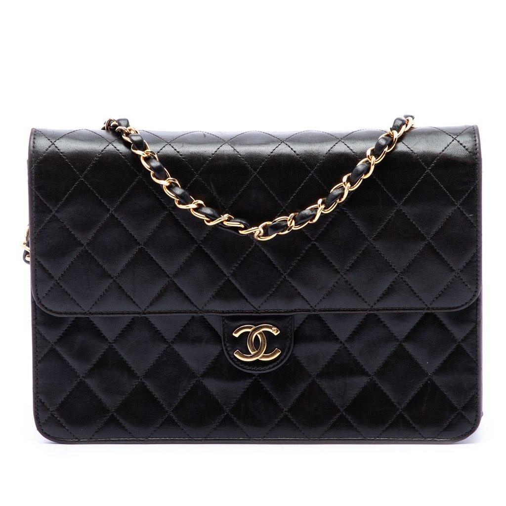 Chanel Medium CC Quilted Lambskin Single Flap