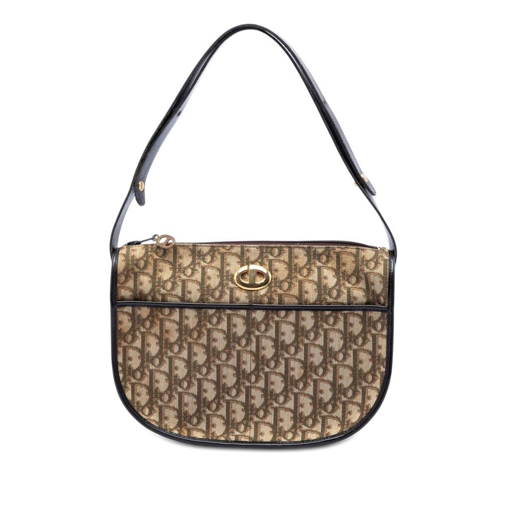 Dior Diorissimo Trotter Canvas Shoulder Bag