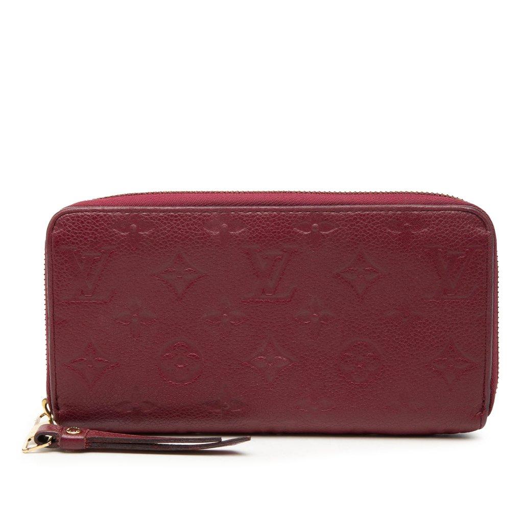 Louis Vuitton Monogram Empreinte Zippy Long Wallet