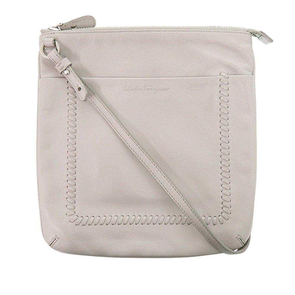 Ferragamo Leather Whipstitch Crossbody