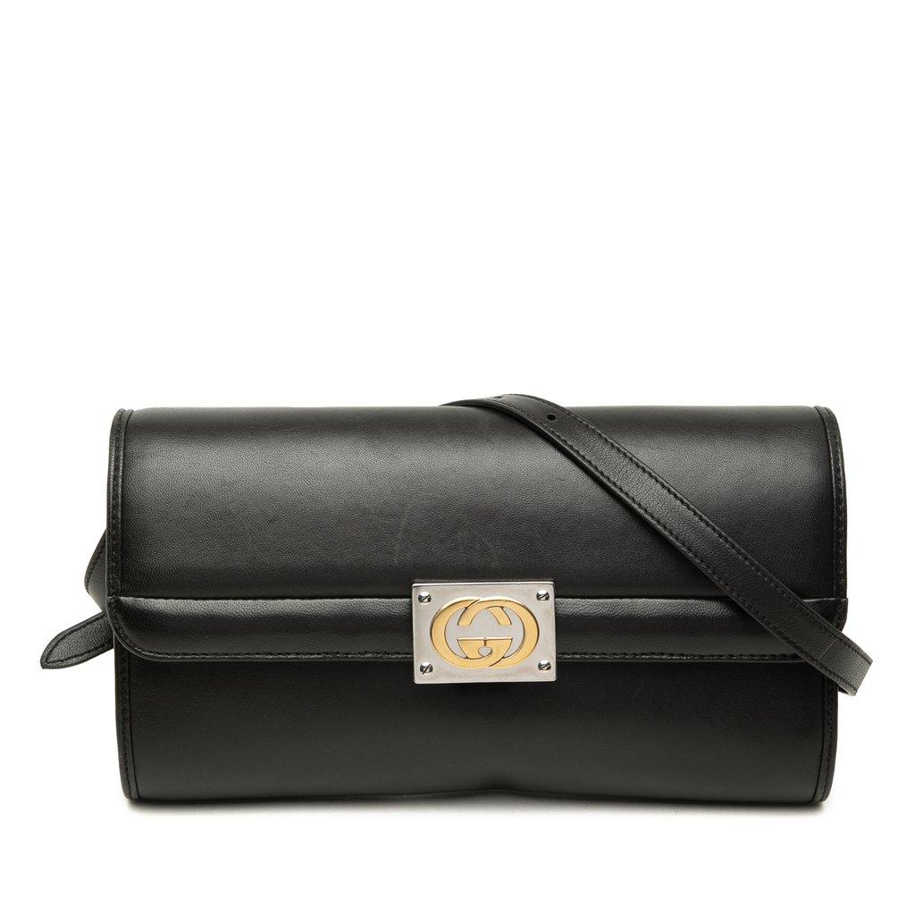 Gucci Calfskin Linea Matisse Interlocking G Crossbody