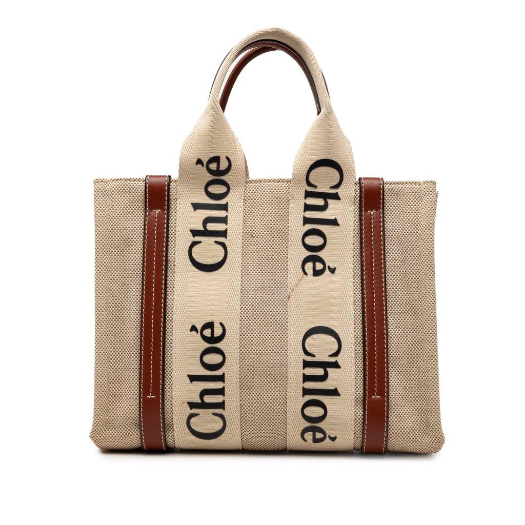 Chloé Small Canvas Woody Tote
