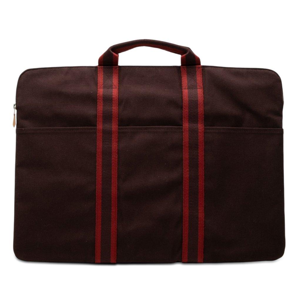 Hermès Toile Fourre Tout Porte Documents