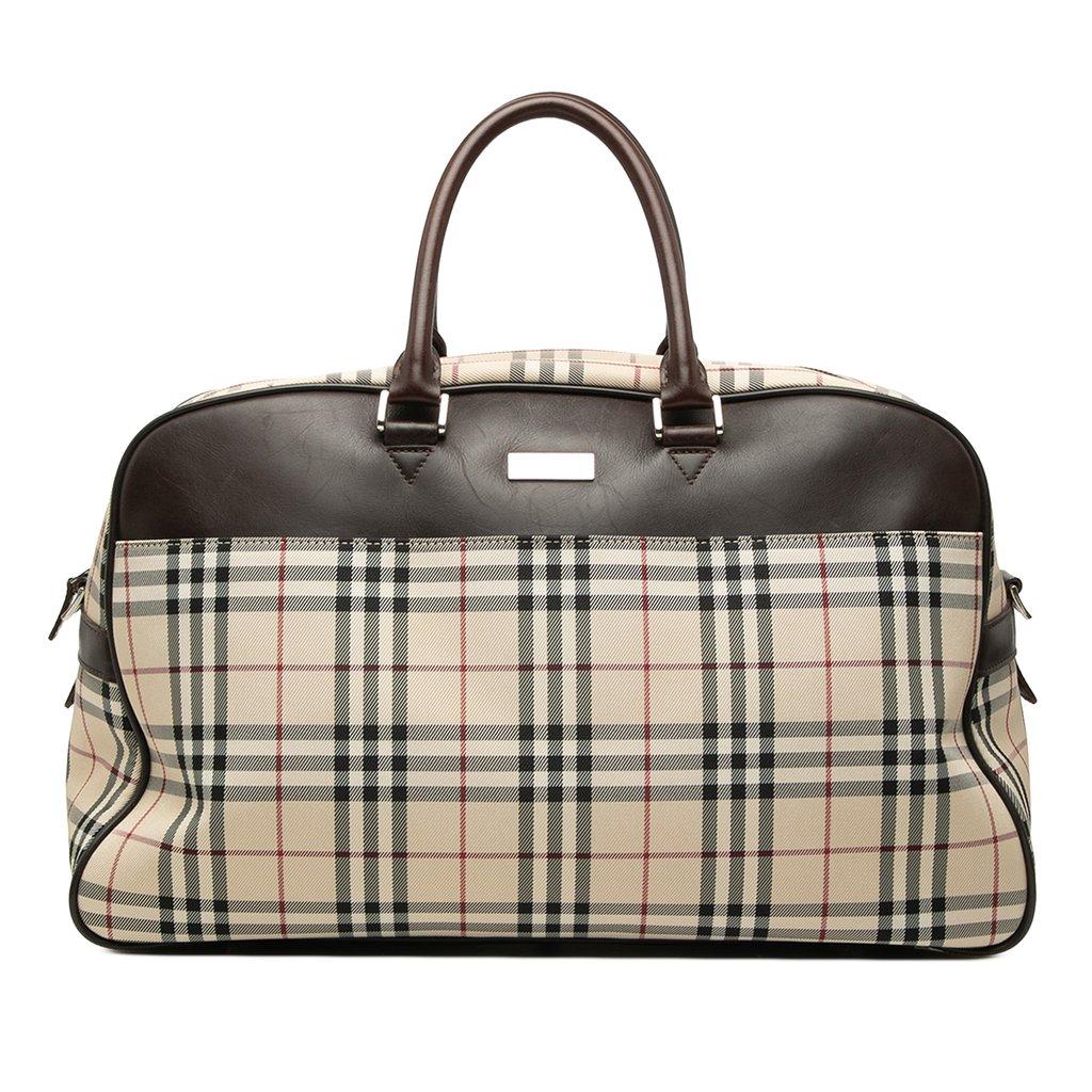 Burberry House Check Canvas Travel Bag