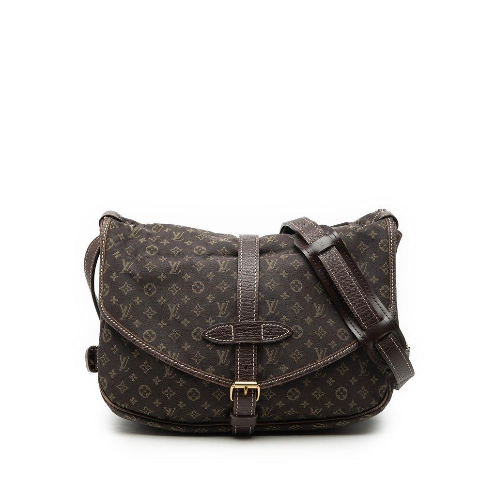 Louis Vuitton Monogram Mini Lin Saumur 30