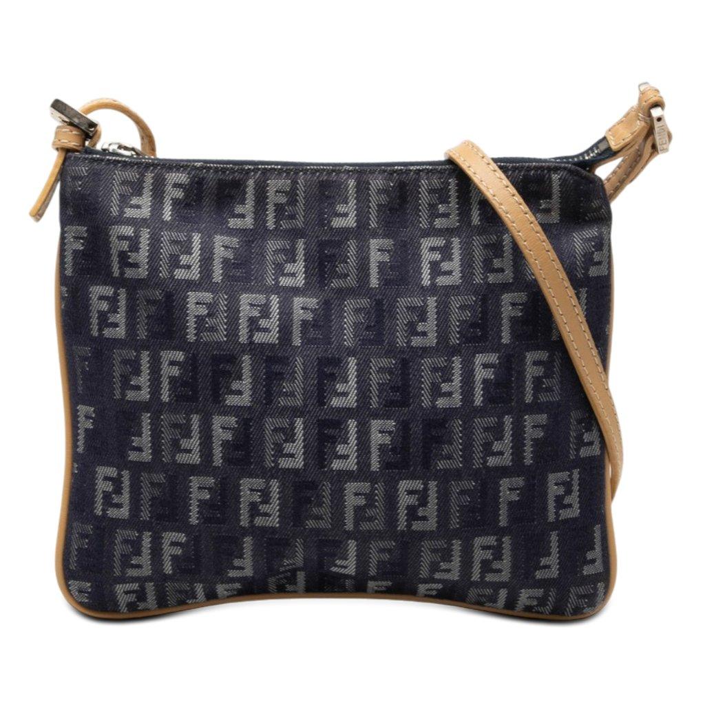 Fendi Zucchino Denim Crossbody