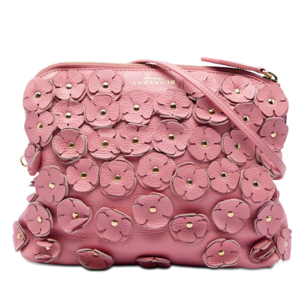 Burberry Prorsum Leather The Petal Fold Over Crossbody