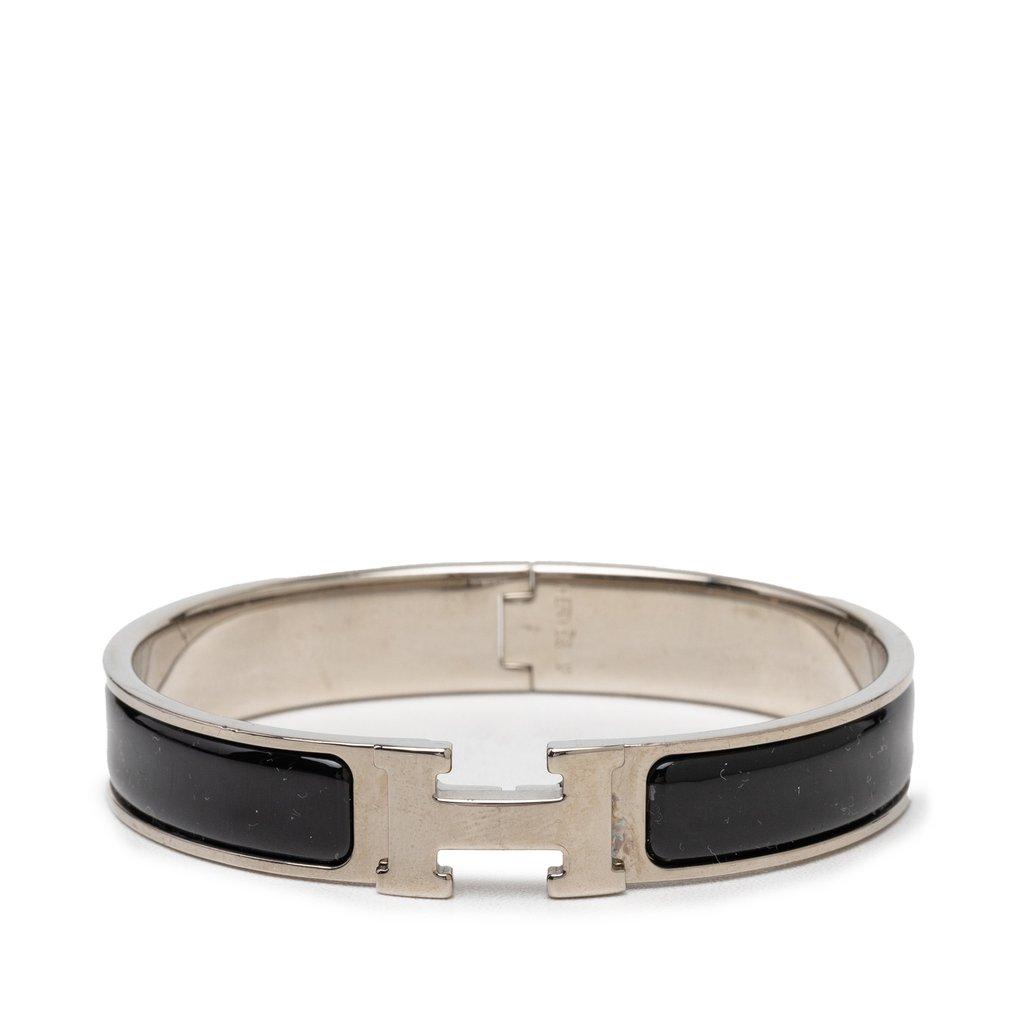 Hermès Narrow Enamel Clic Clac H Bracelet PM
