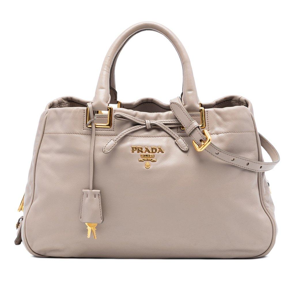 Prada Vitello Bow Satchel