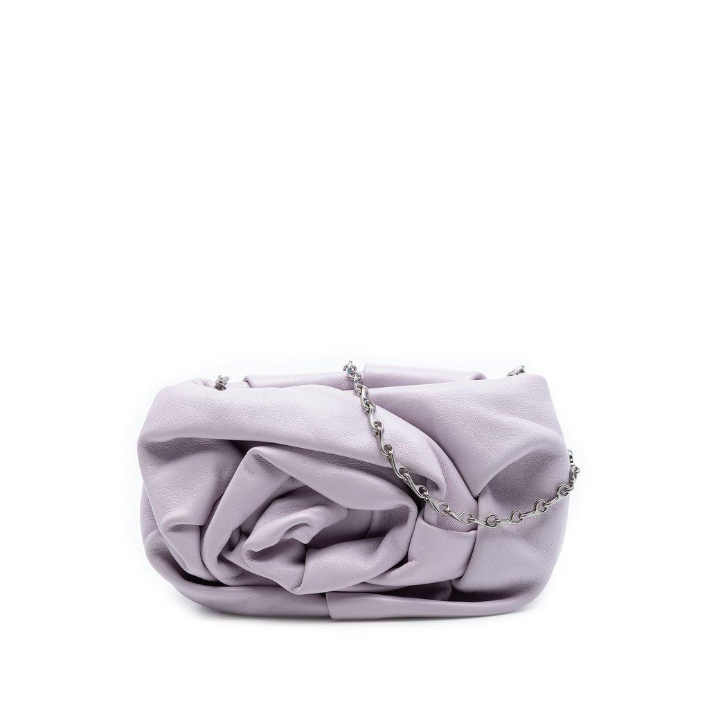 Burberry Lambskin Rose Chain Clutch