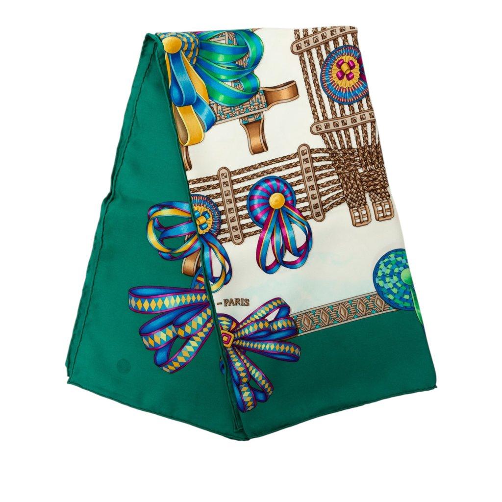 Hermès Les Rubans du Cheval Silk Scarf 90