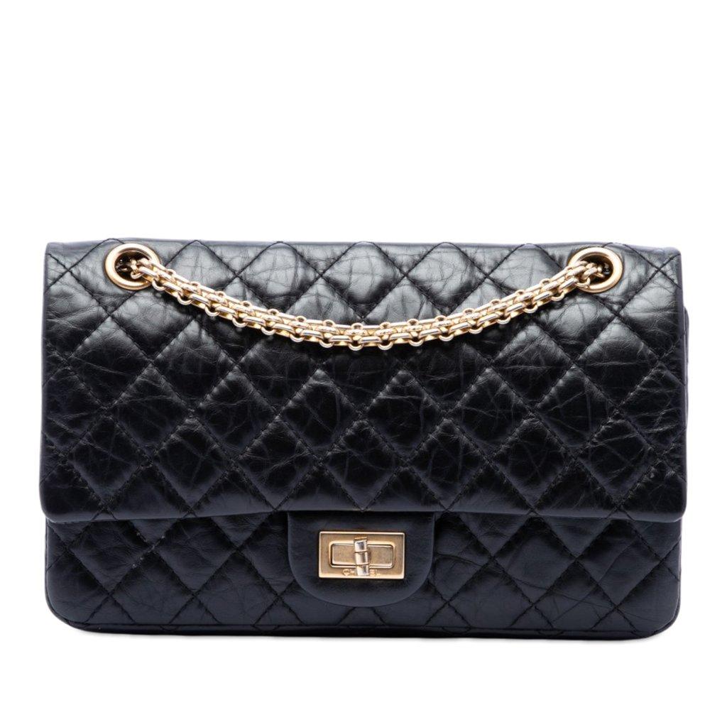Chanel Quilted Aged Calfskin Reissue 2.55 Double Flap 225