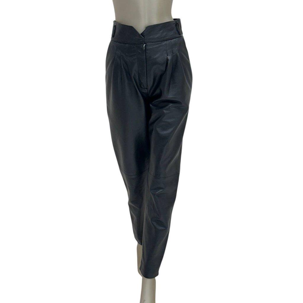 Alberta Ferretti Alberta Ferretti Leather Pants - Size 40 Pre-owned