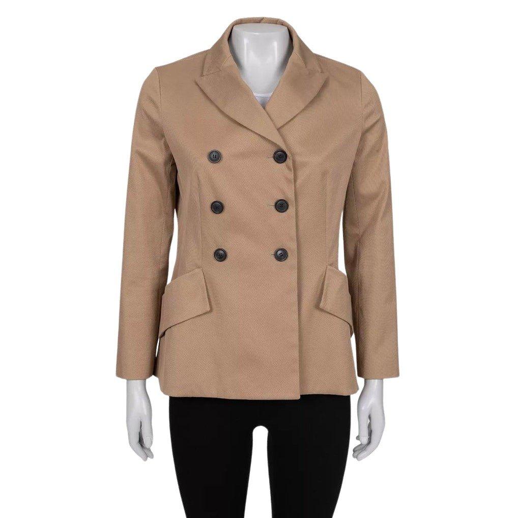 Christian Dior Christian Dior Brown Corduroy Double-Breasted Jacket Sz.40/L Pre-owned