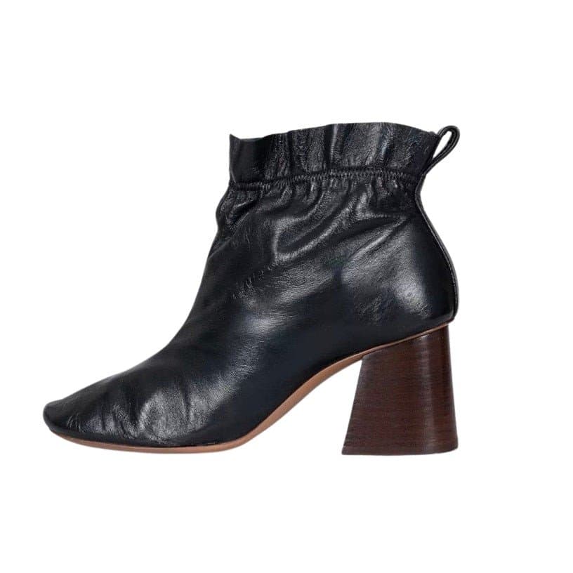 Celine Celine Black Leather Ankle Boots - EU 39 Pre-owned