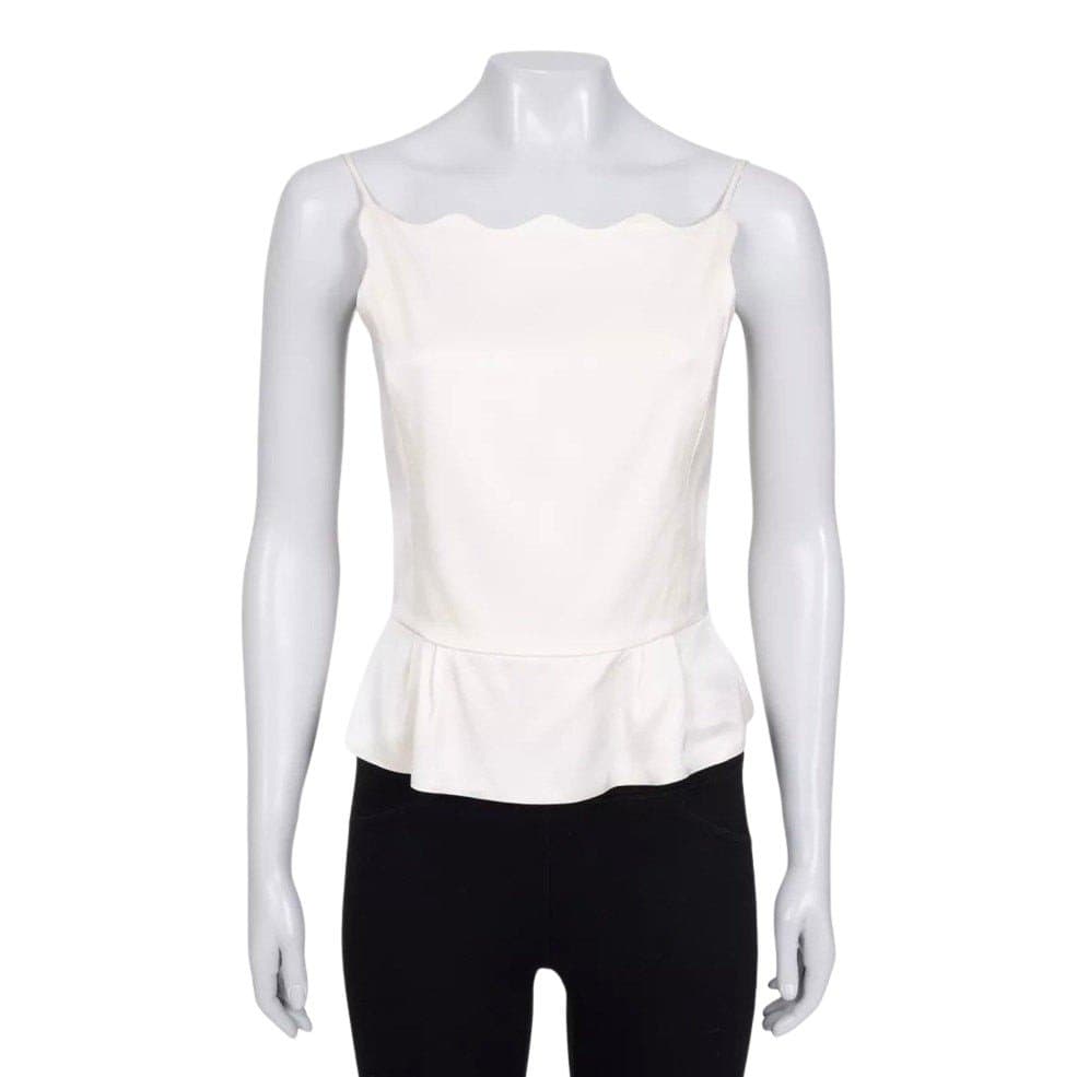 Chanel Chanel Silk Fitted Tank Top Sz.40 Pre-owned