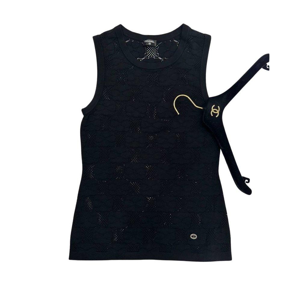 Chanel Chanel Camellia Patern Top Sz. S-M  Pre-owned
