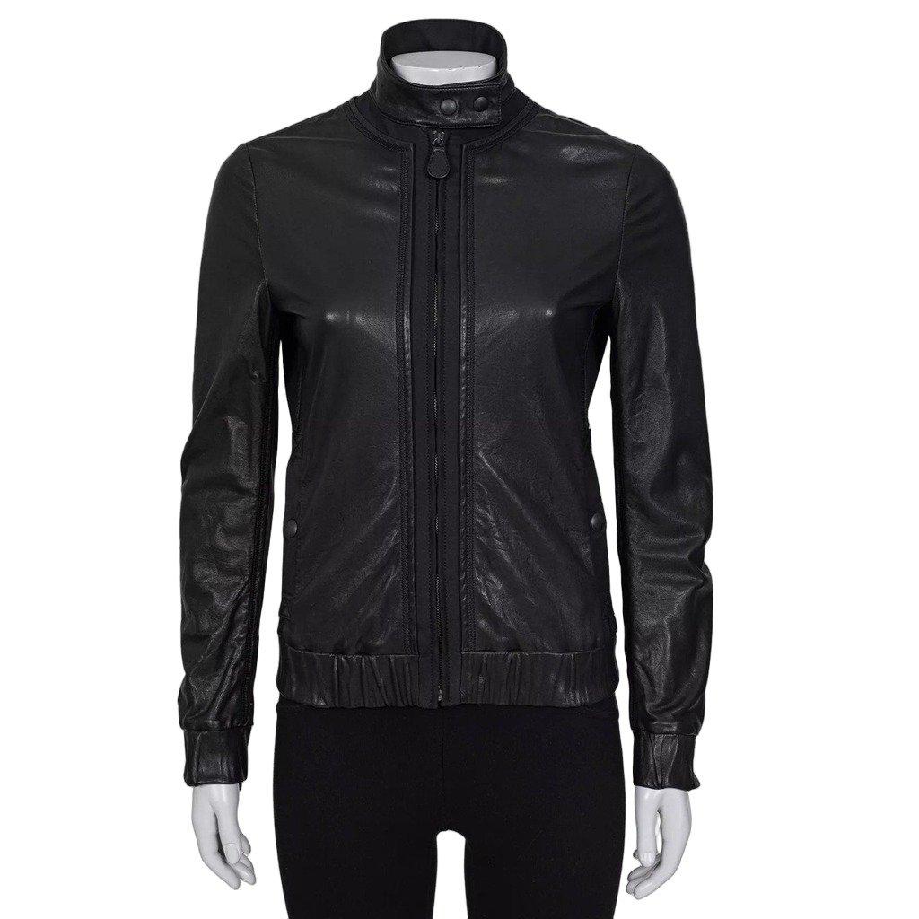 Bottega Veneta Bottega Veneta Black Leather Jacket - IT 38 / XS Pre-owned
