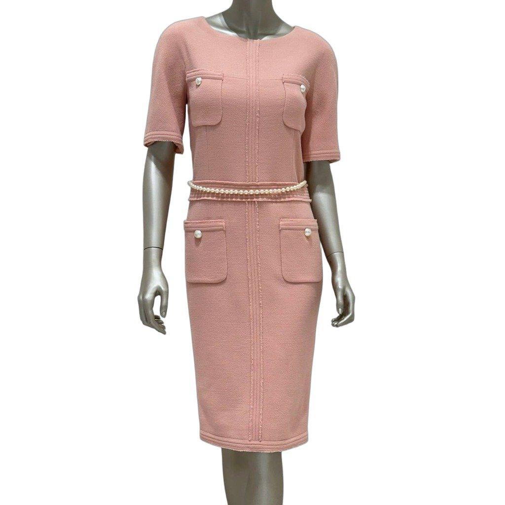 Chanel Chanel Pink Wool Dress - Runway 2012 Collection sz.38 pre-owned