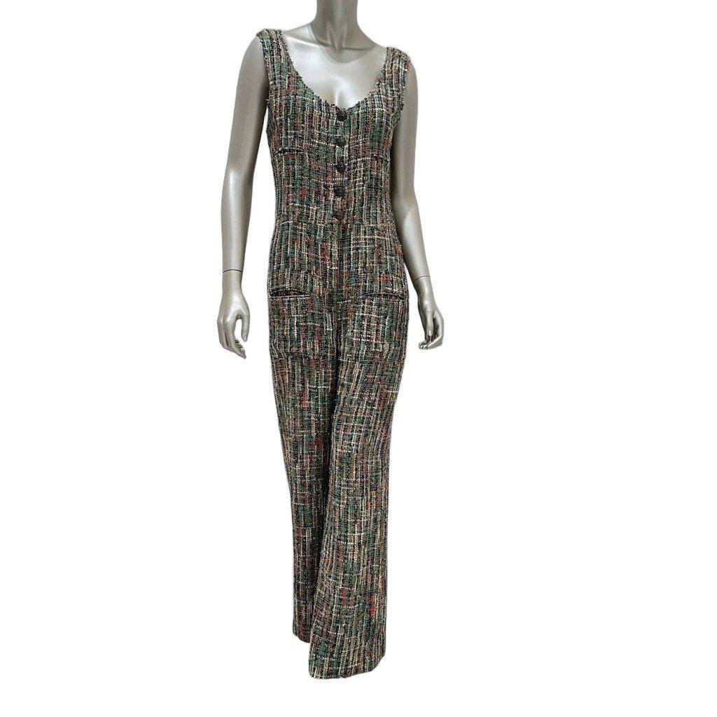 Chanel Chanel 2017 Timeless Tweed Jumpsuit  FR 38 Pre-owned