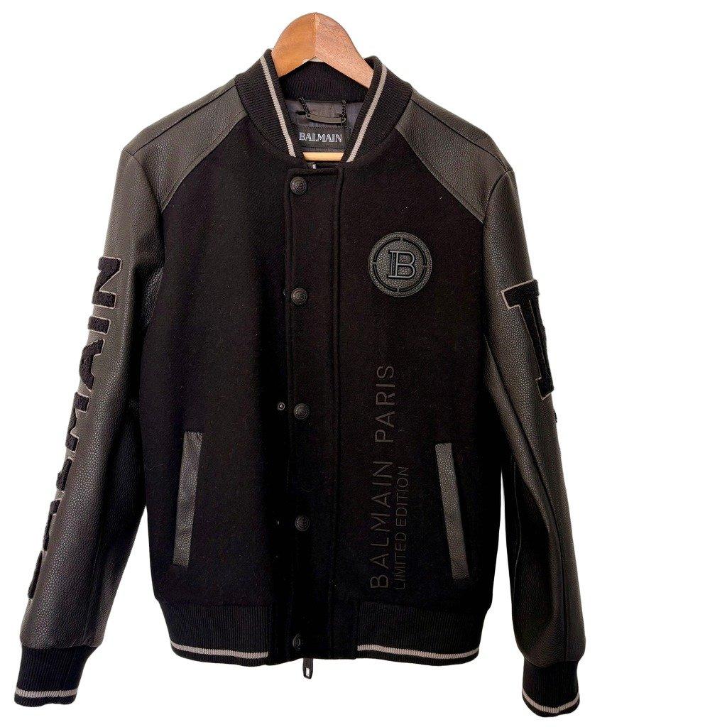 Balmain Balmain Black Varsity Jacket