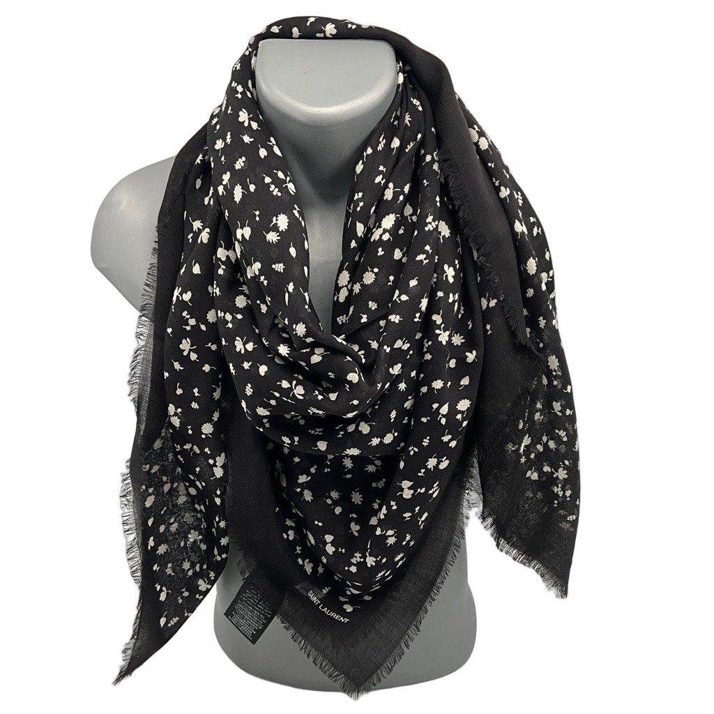 Saint Laurent حياكة مزينة بشراشيب