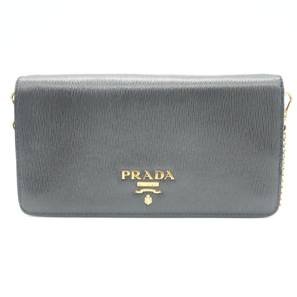 Prada Vitello Move Wallet Chain