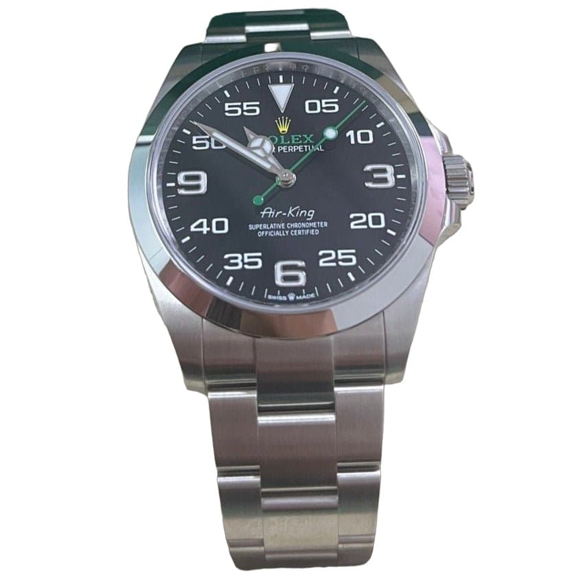 Rolex Air King Smooth Bezel Black Dial Oyster Bracelet 126900 40mm
