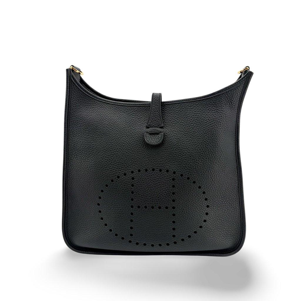 Hermès Evelyn 29 PM Black Gold Hardware