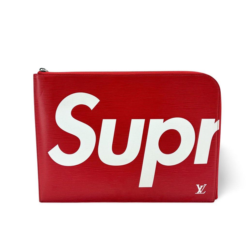 Louis Vuitton x Supreme Epi Pochette Jour GM Red