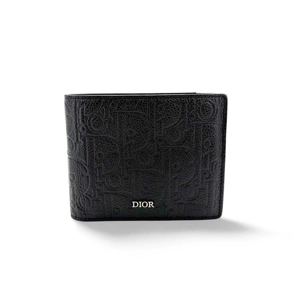 Dior Oblique Galaxy Bifold Wallet Black