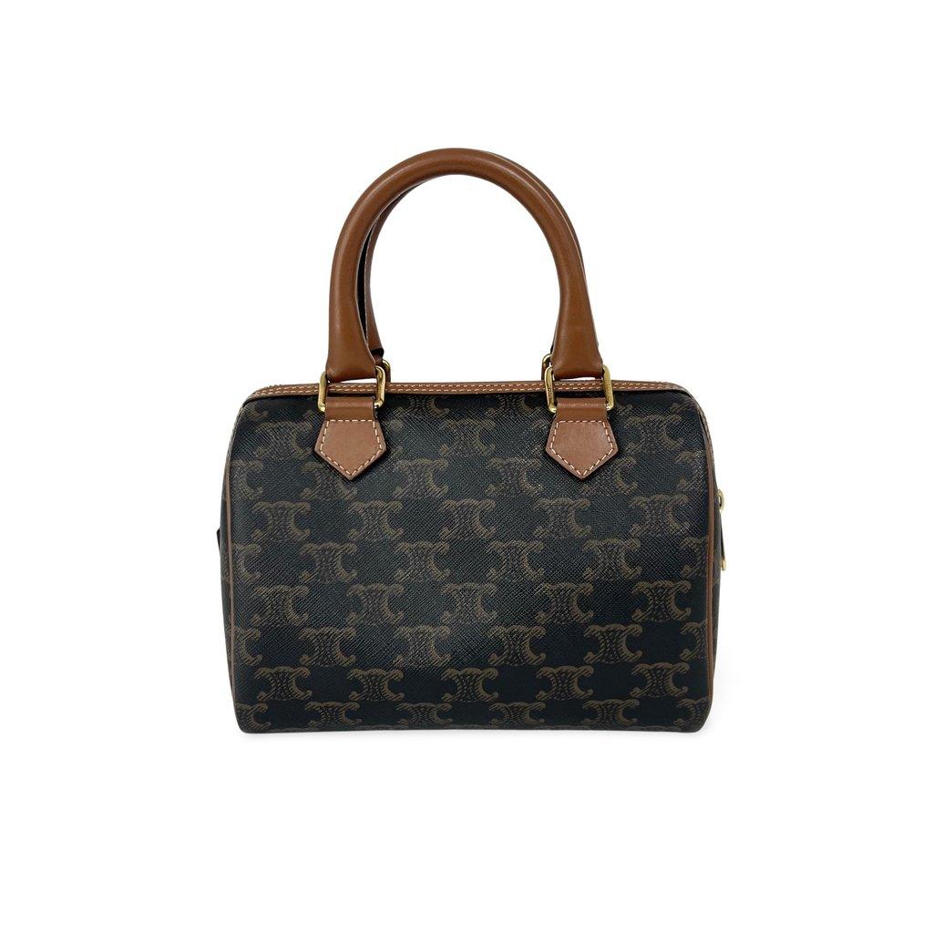 Celine Triomphe Canvas Mini Boston Bag